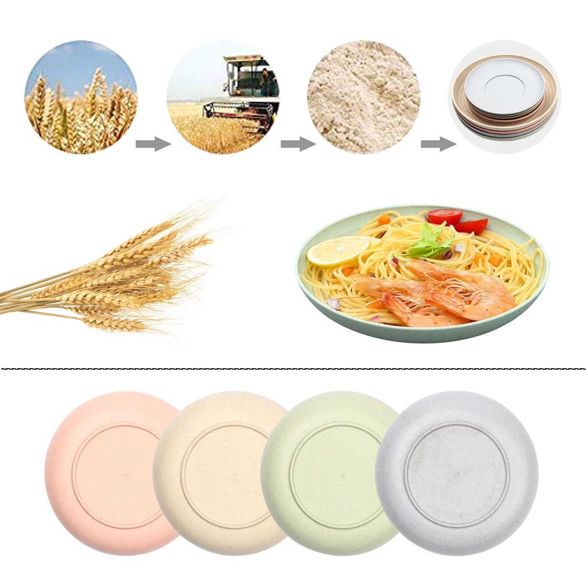 Wheat Straw Plates