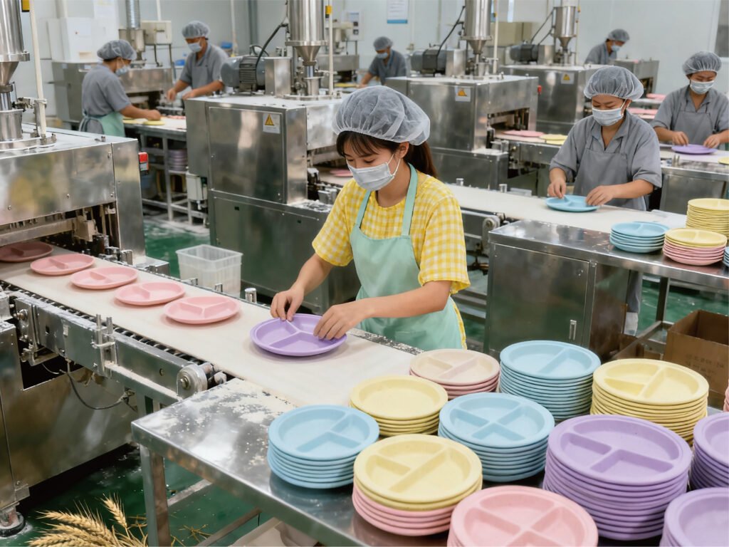 Wheat Straw Dinnerware Wholesale - Naike Dinner