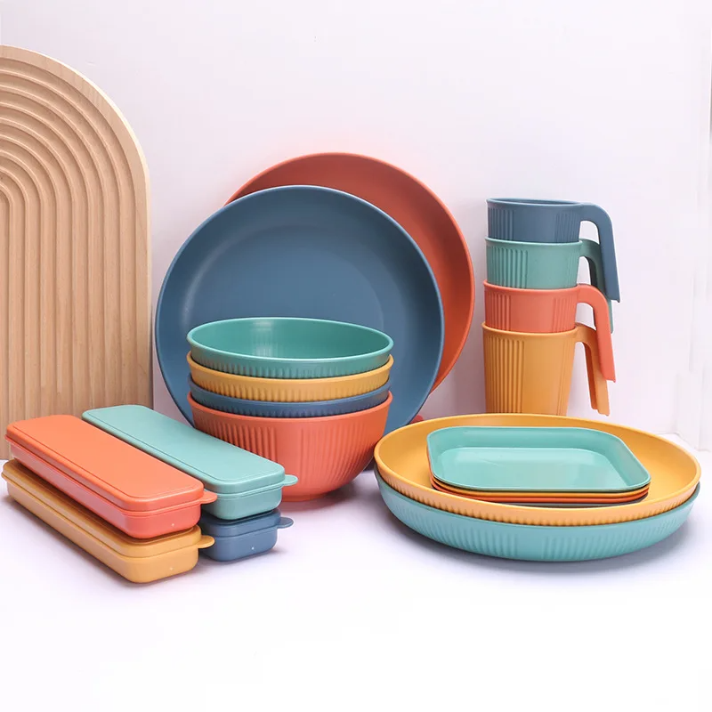 Wheat Straw Dinnerware Set