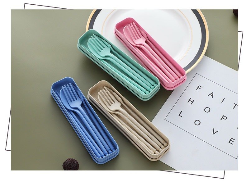 Wheat Straw Cutlery Set (2)