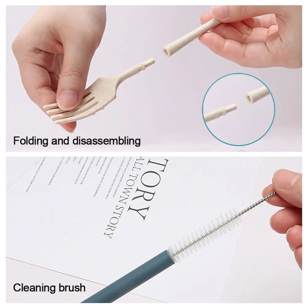 Wheat Straw Cutlery Set (2)