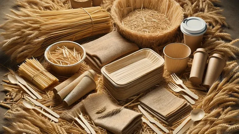 Wheat straw raw material used