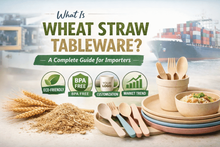What Is Wheat Straw Tableware?