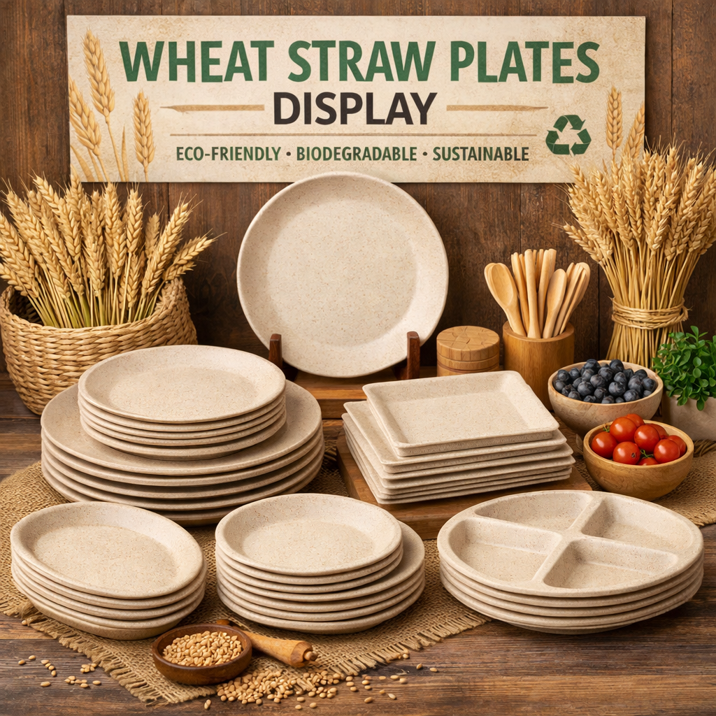 Wheat Straw Dinnerware Set