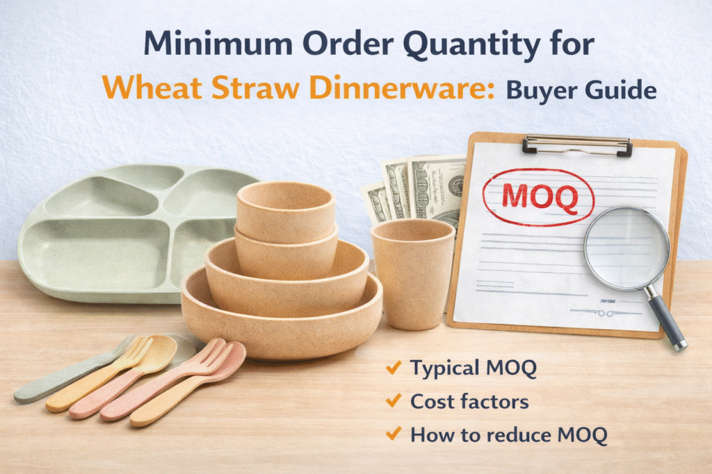 Minimum Order Quantity for Wheat Straw Dinnerware – Buyer Guide