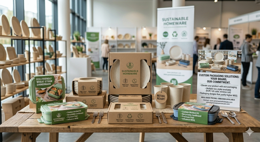 Wheat Straw Dinnerware MOQ Factory Standard