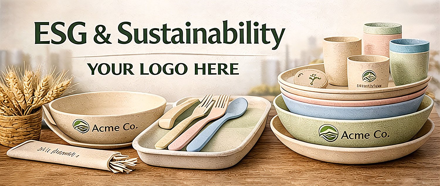 Wheat Straw Tableware