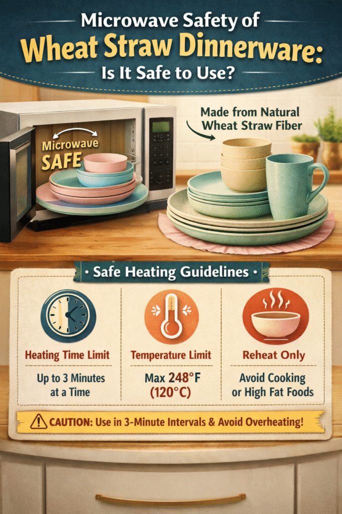 Microwave Safety of Wheat Straw Dinnerware: Is It Safe to Use