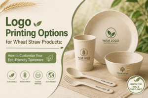 Logo Printing for Wheat Straw Products