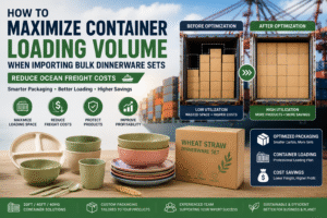 How to Maximize Container Loading Volume When Importing Bulk Dinnerware Set