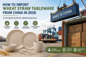 Import Wheat Straw Tableware from China