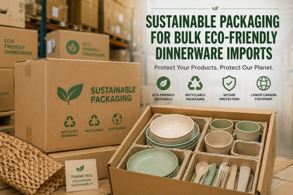 Sustainable Packaging Options for Bulk Eco-Friendly Dinnerware Imports