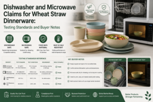 Dishwasher & Microwave Claims for Wheat Straw Dinnerware