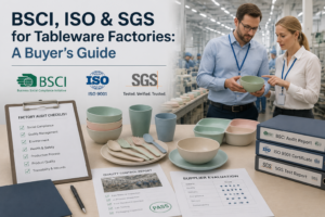 BSCI ISO SGS for Tableware Factory
