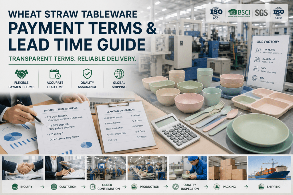 Wheat Straw Tableware Lead Time