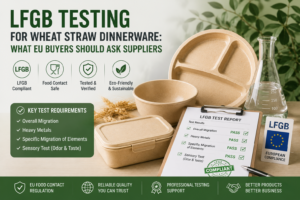 LFGB Testing for Wheat Straw Dinnerware