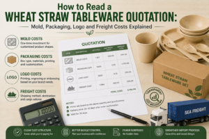 How to Read a Wheat Straw Tableware Quotation: Mold, Packaging, Logo and Freight Costs Explained