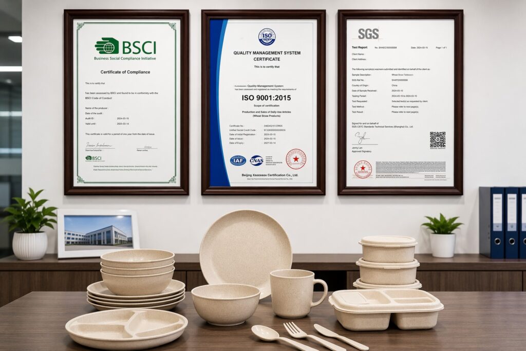 BSCI ISO SGS for Tableware Factory