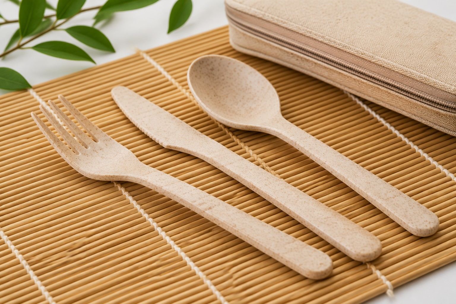 Portable reusable cup and utensil product selection