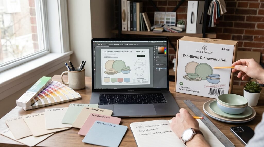 Private Label design workspace