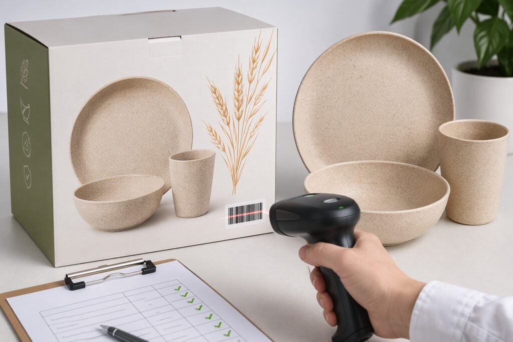 Sample Approval Process for Custom Wheat Straw Dinnerware