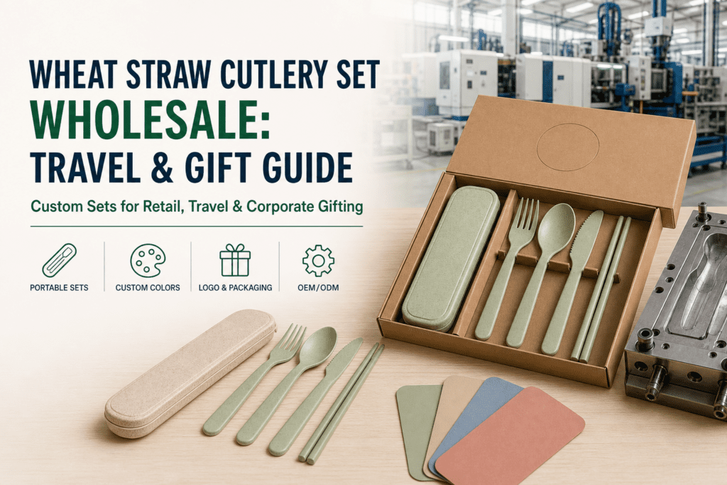 Wheat Straw Cutlery Set Wholesale
