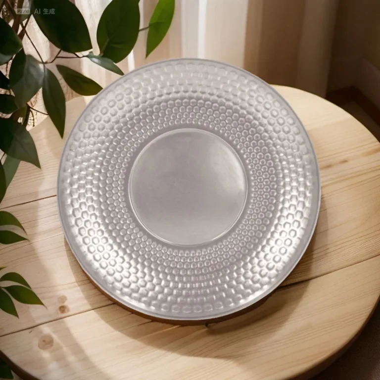 304 Stainless Steel Diamond-Pattern Dining Plate