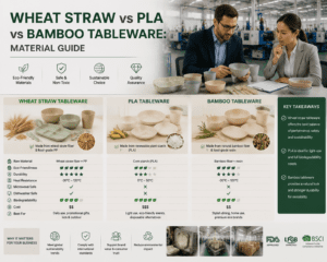 Wheat Straw vs PLA vs Bamboo Tableware