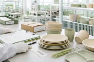 EU GPSR wheat straw tableware factory traceability review