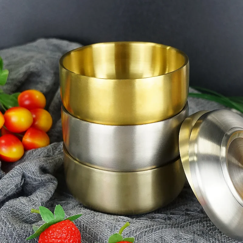 Polished Stainless Steel Outdoor Dining Bowl