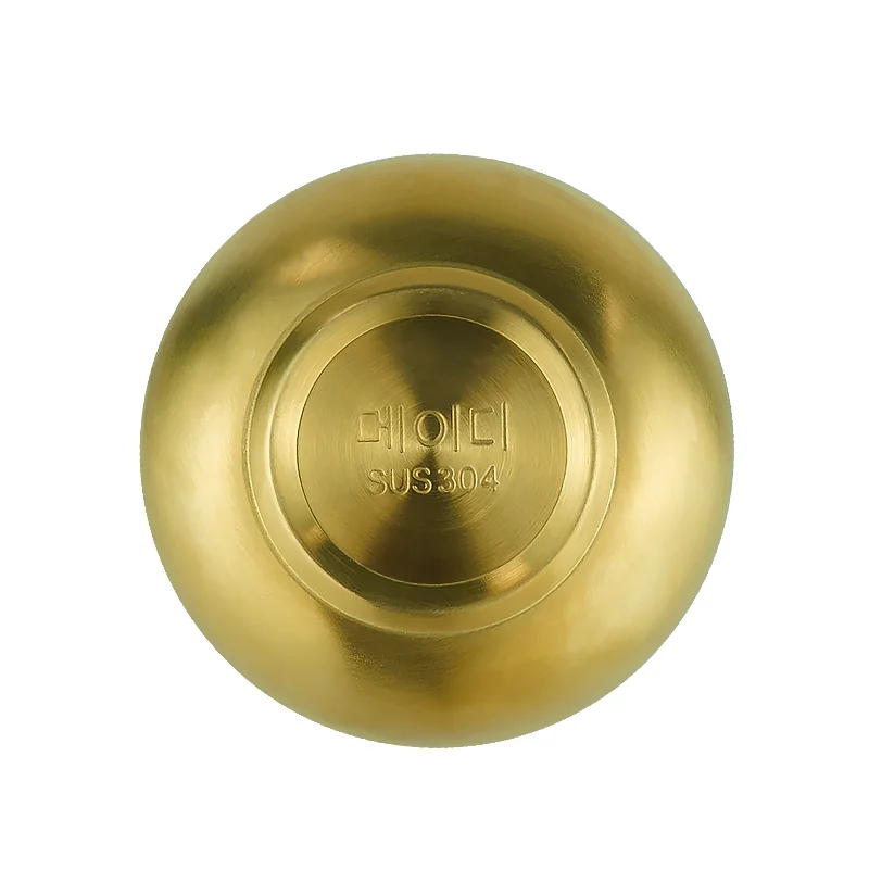 Polished Stainless Steel Korean-Style Dining Bowl – application view