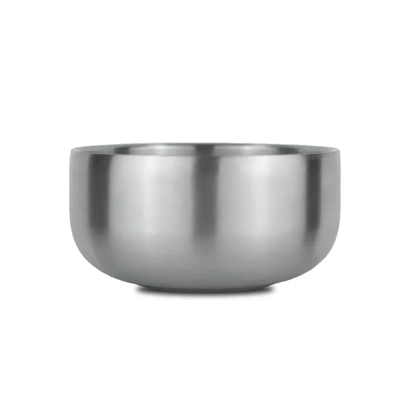 Polished Stainless Steel Korean-Style Dining Bowl – configuration view