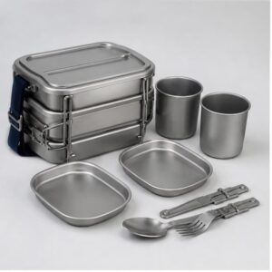 Custom Stainless Steel Two-Person Modular Mess Kit – catalog hero