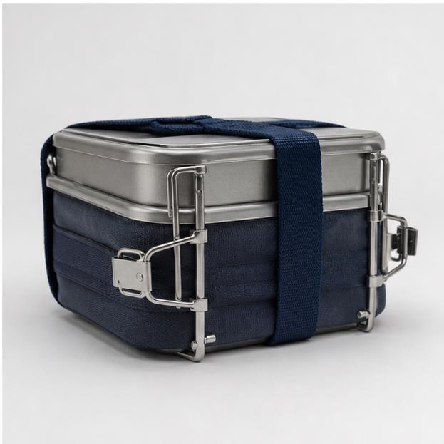 Stainless mess kit storage and packaging configuration