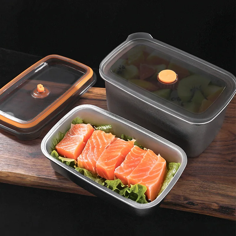 Titanium 1300ml Airtight Outdoor Lunch Box – detail view