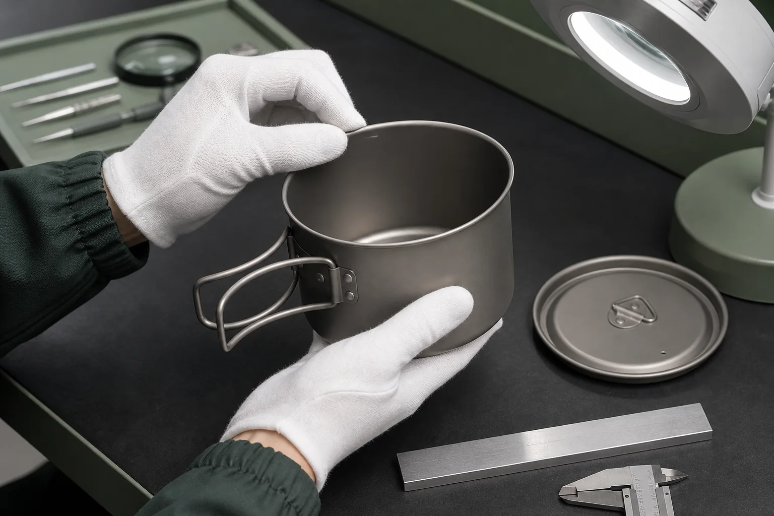 food contact testing for outdoor tableware — Finished titanium outdoor product inspection