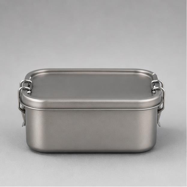 Custom Titanium Divided Outdoor Lunch Box
