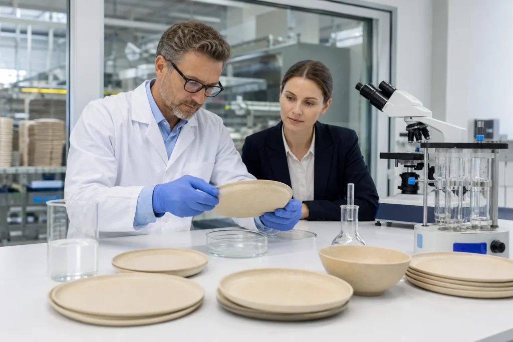 Does wheat straw tableware release microplastics evidence review