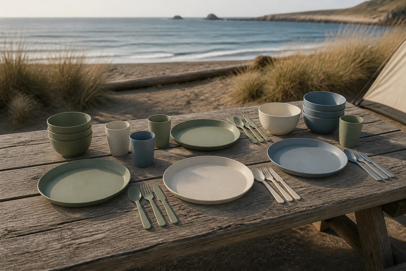 Custom 25cm PP Camping Plate Set Development