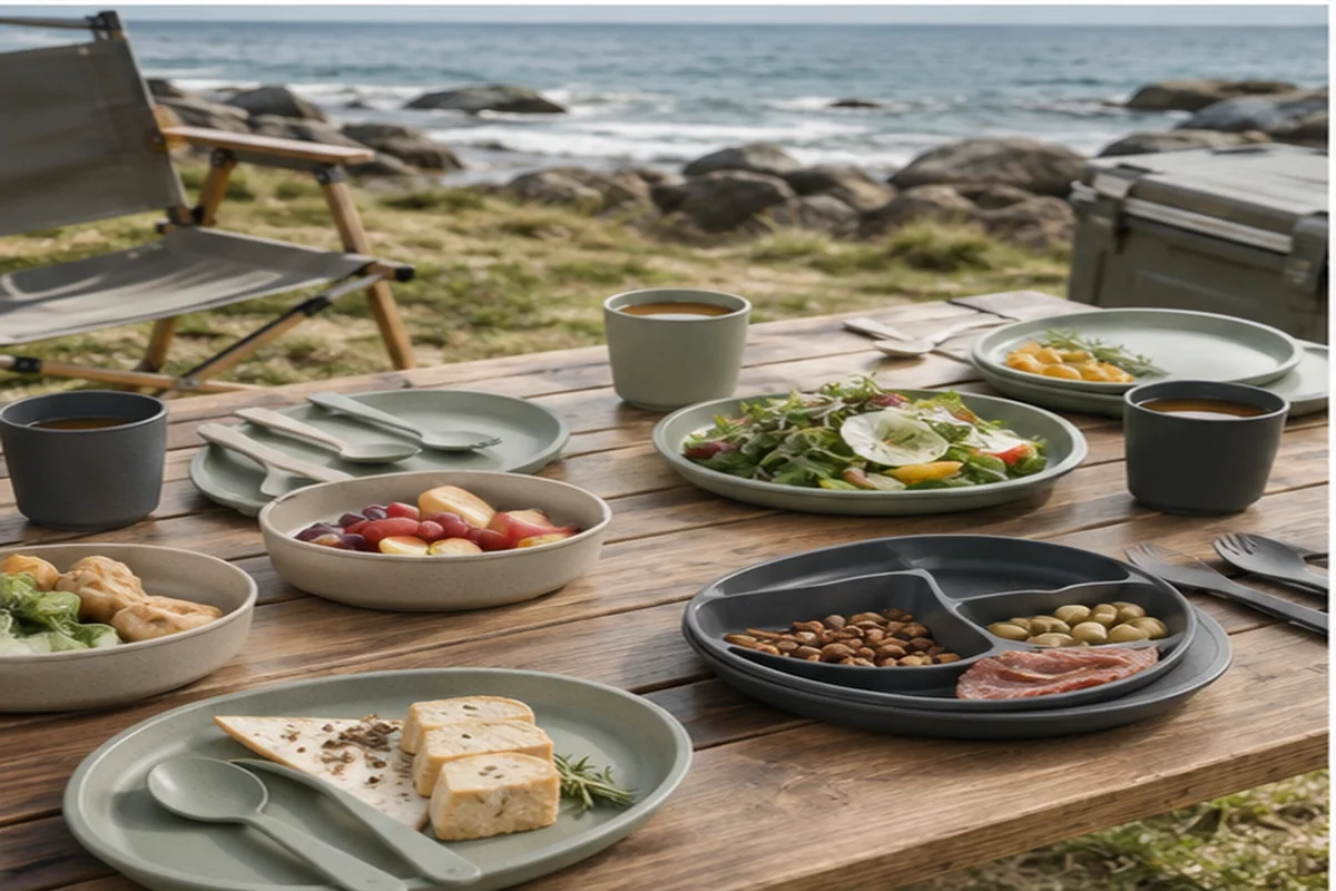 Modular Camping Plate Coastal Use Concept Coastal outdoor use concept for a modular camping plate set