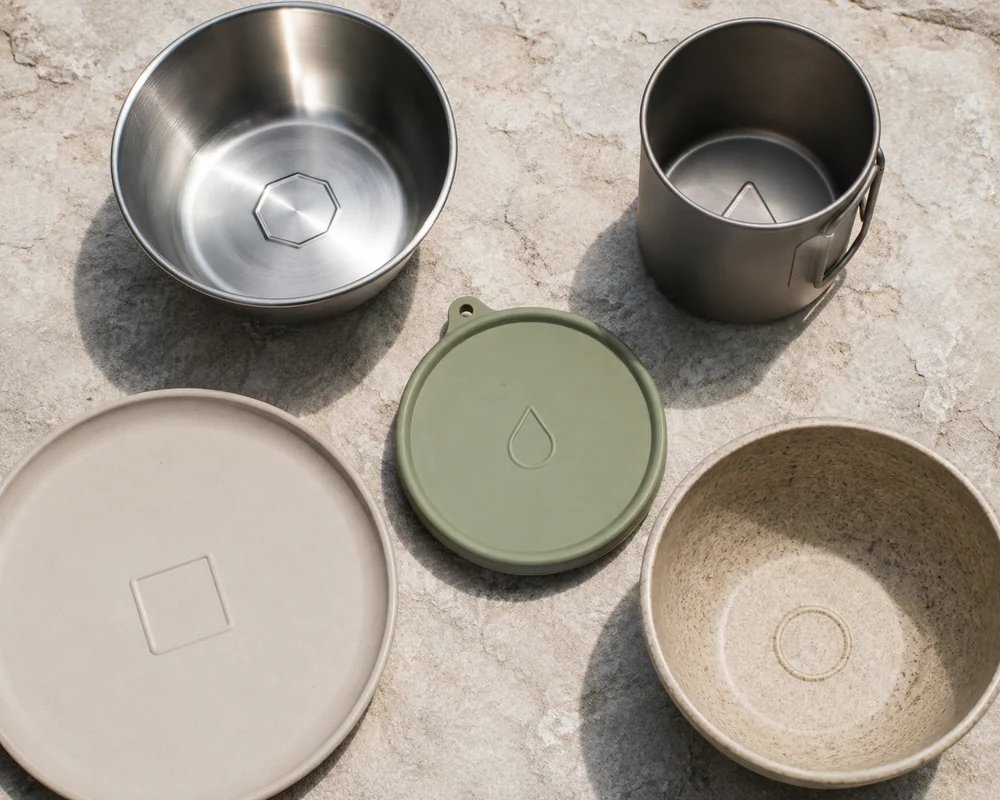 Material scope examples used to explain food grade outdoor tableware