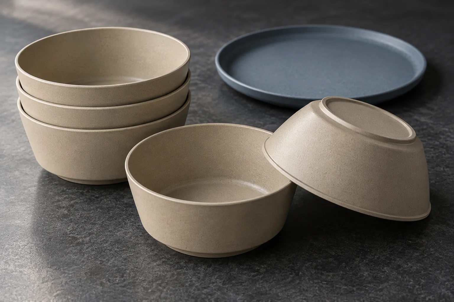 Camping Bowl Stack Interface Review Stackable camping dinnerware design showing bowl rim and base interfaces